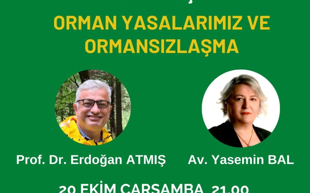 DİSDER Söyleşileri 5 – Orman Yasalarımız ve Ormansızlaşma – 20 Ekim 2021